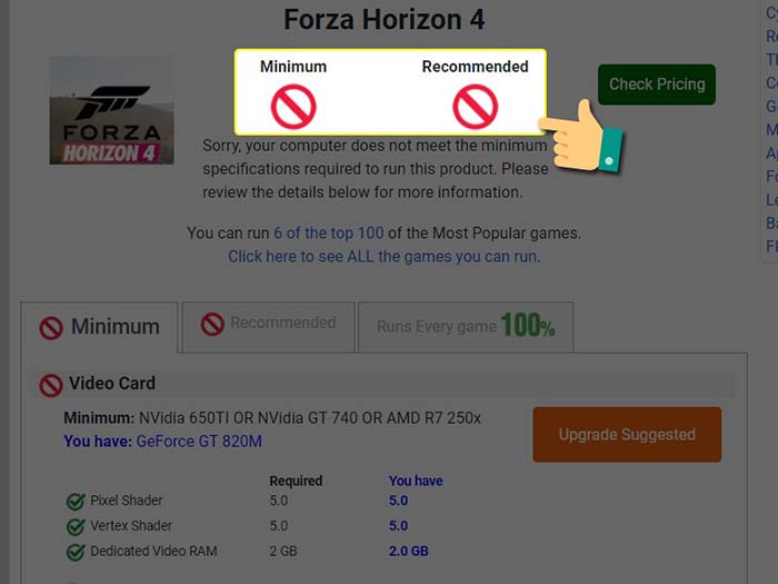 Cấu hình chơi Forza Horizon 4 trên máy tính PC